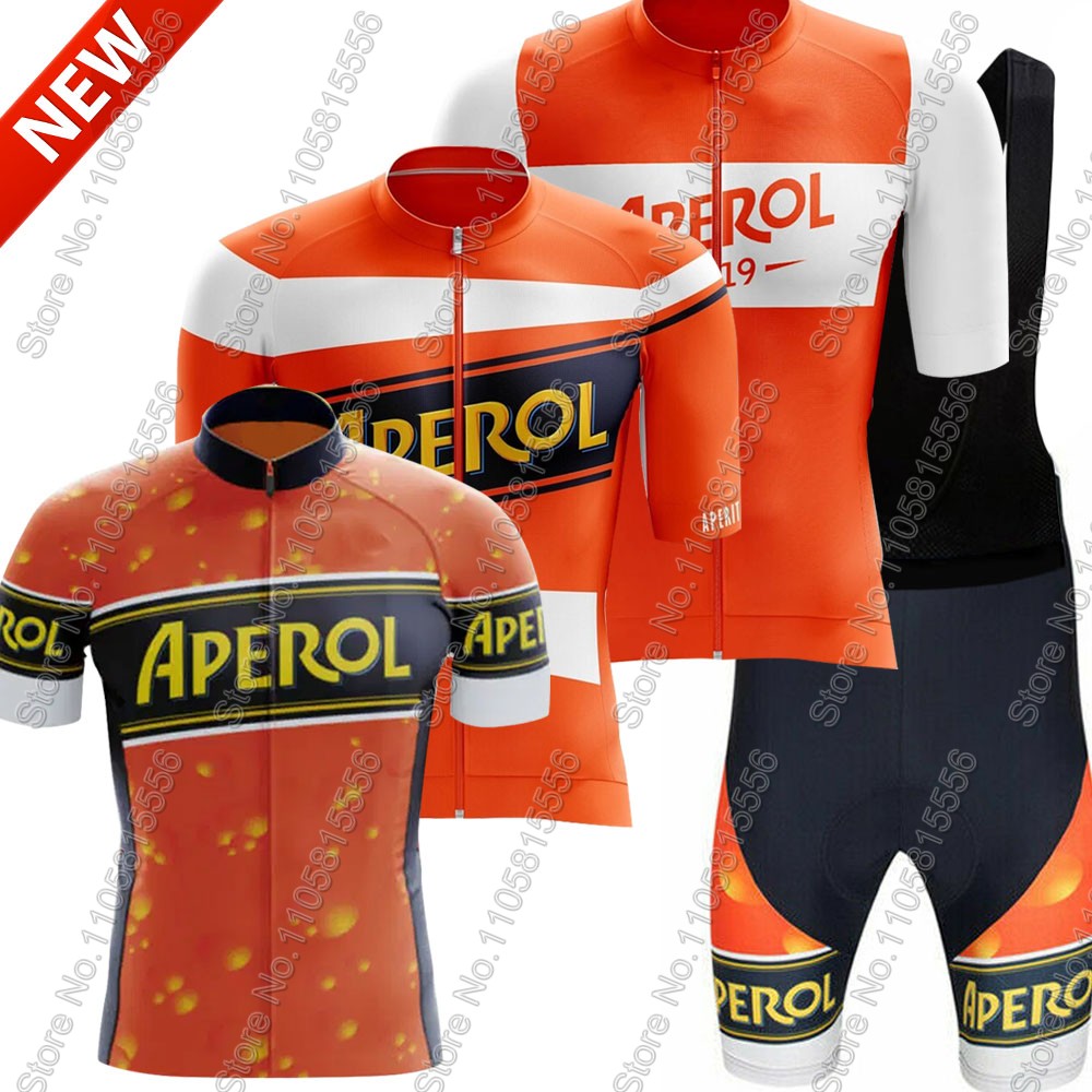 Aperol 2026 Cycling Jersey Set - Cycling Gear Jersey ulasan dan harga