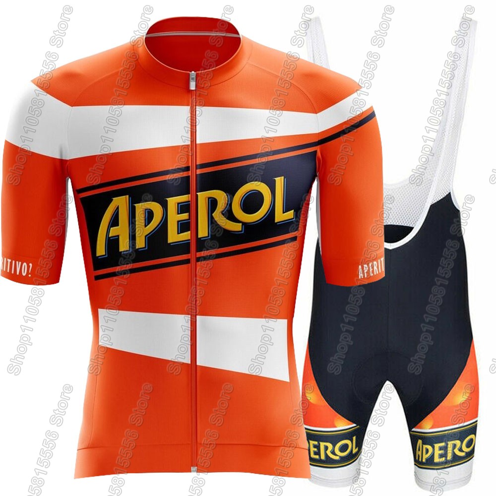 Aperol 2026 Cycling Jersey Set - Cycling Gear Jersey ulasan dan harga