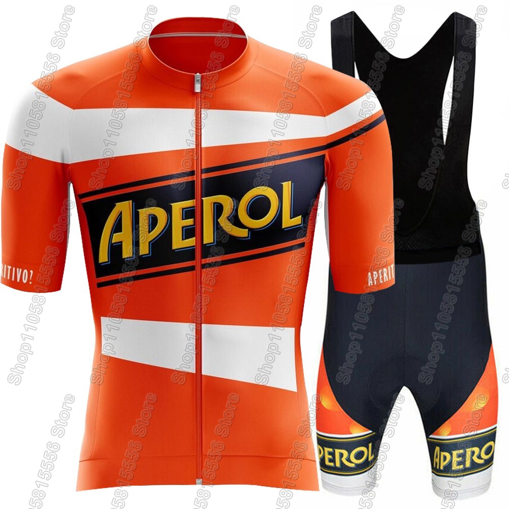 Aperol 2026 Cycling Jersey Set - Cycling Gear Jersey ulasan dan harga