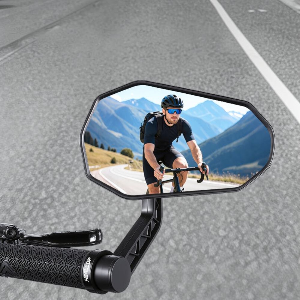Wide View Bike Handlebar Mirro - Cycling Gear And Equipment ulasan dan harga