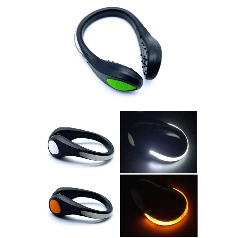 New Luminous Shoe Clip Light L - Cycling Gear And Equipment ulasan dan harga