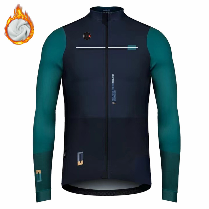 Winter Cycling Men's Long Slee - Cycling Gear Jersey ulasan dan harga
