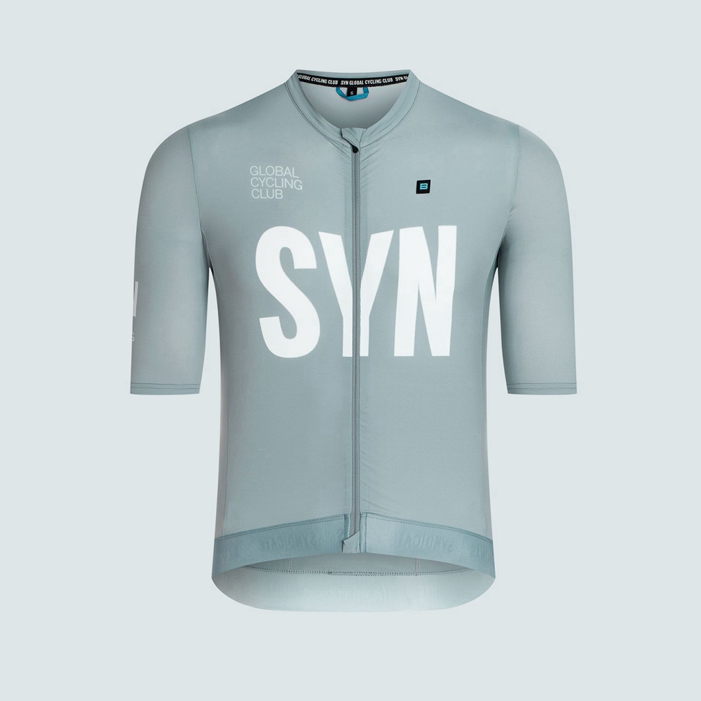 Silver gray short sleeved cycl - Cycling Gear Brands ulasan dan harga