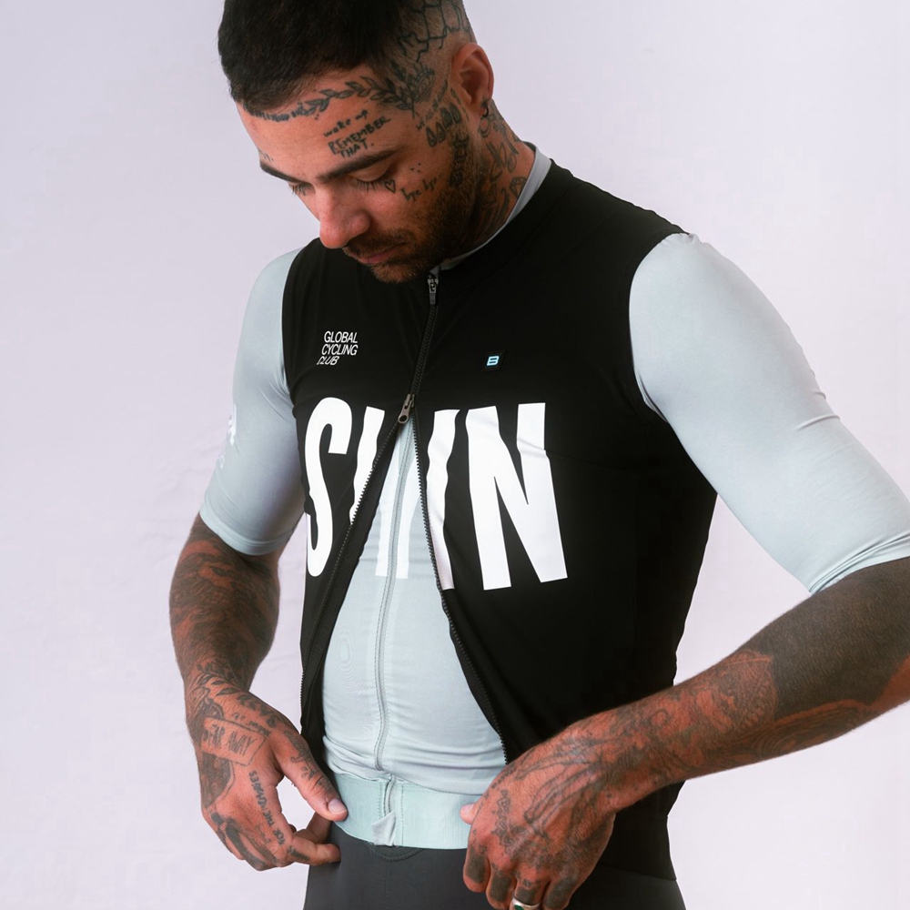 Silver gray short sleeved cycl - Cycling Gear Brands ulasan dan harga